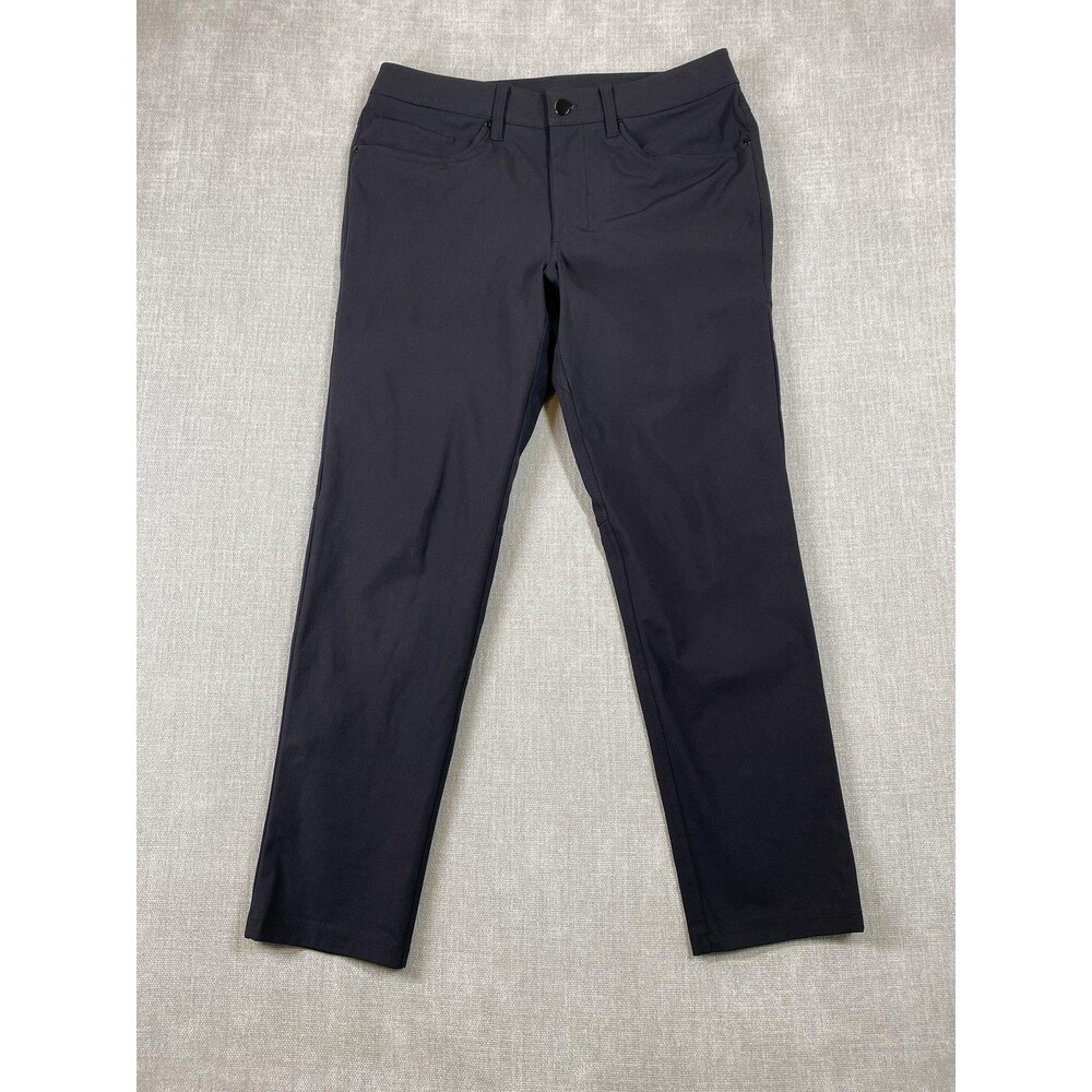 Lululemon Pants Mens 30 Black Performance Stretch Chino Straight Leg Casual